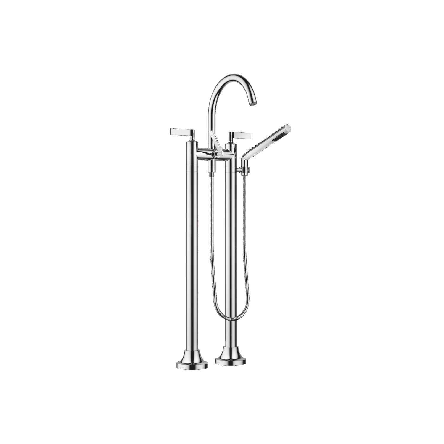 Wannen-Zweilochbatterie für freistehende Montage mit Handbrausegarnitur VAIA Chrom 25943819 Wannen-Zweilochbatterie für freistehende Montage mit Handbrausegarnitur VAIA Chrom 25943819