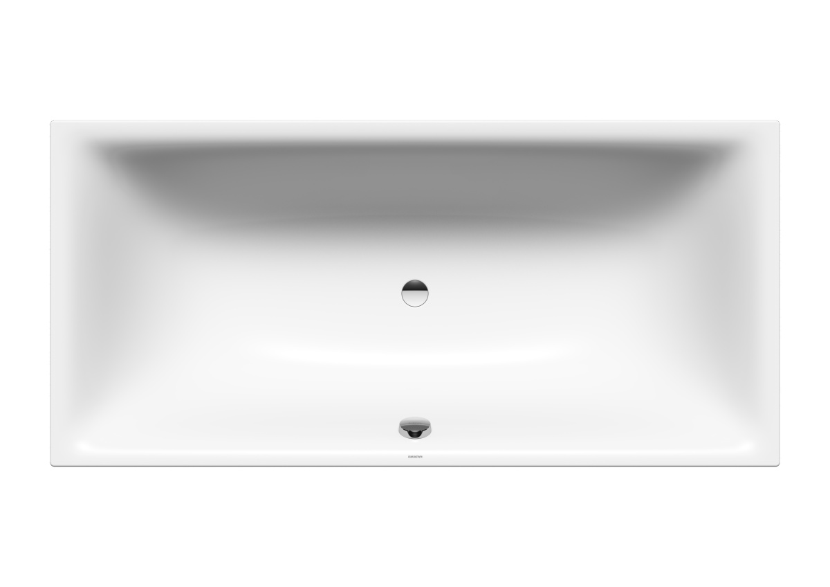 Set Badewanne Silenio 170 × 75 cm mit Träger und Viega-Ablauf