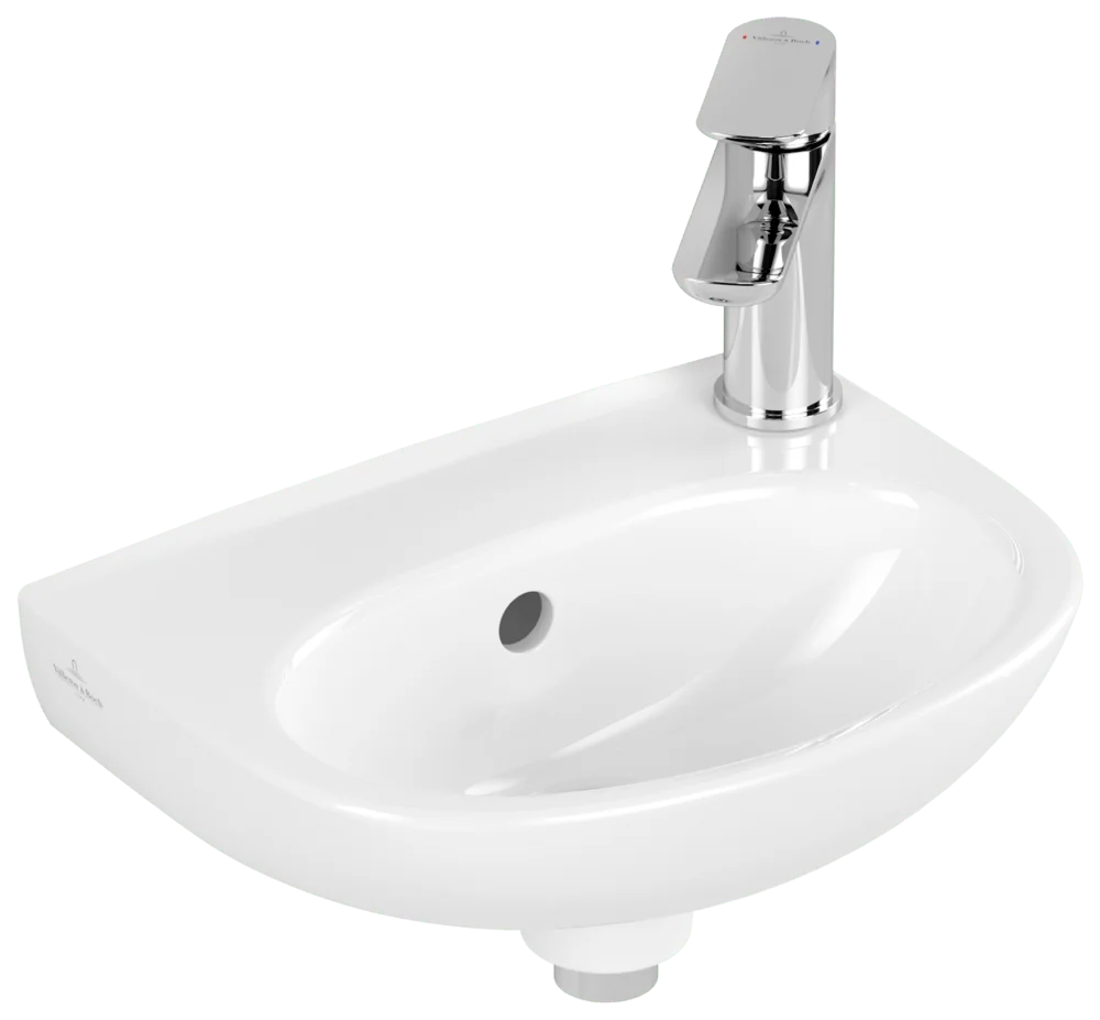 Villeroy & Boch O.novo Handwaschbecken 434036, oval, 360 x 275 mm, Weiß Alpin CeramicPlus Villeroy & Boch O.novo Handwaschbecken 434036, oval, 360 x 275 mm, Weiß Alpin CeramicPlus