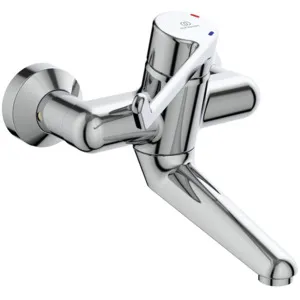 Ideal Standard Wandwaschtisch-Sicherheitsarmatur Ceraplus B8222AA, Einhebel, 180mm Hebel, 150mm Ausladung, Chrom Ideal Standard Wandwaschtisch-Sicherheitsarmatur Ceraplus B8222AA, Einhebel, 180mm Hebel, 150mm Ausladung, Chrom