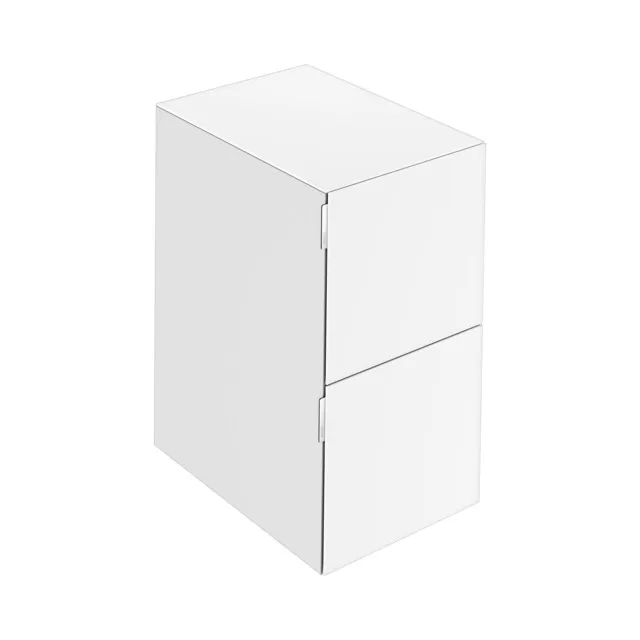 KEUCO Sideboard mit Auszügen „Edition 11 Art“ Weiß (Glas, satiniert), Weiß (Glas, satiniert), ohne Beleuchtung 40 × 70 × 49 cm KEUCO Sideboard mit Auszügen „Edition 11 Art“ Weiß (Glas, satiniert), Weiß (Glas, satiniert), ohne Beleuchtung 40 × 70 × 49 cm