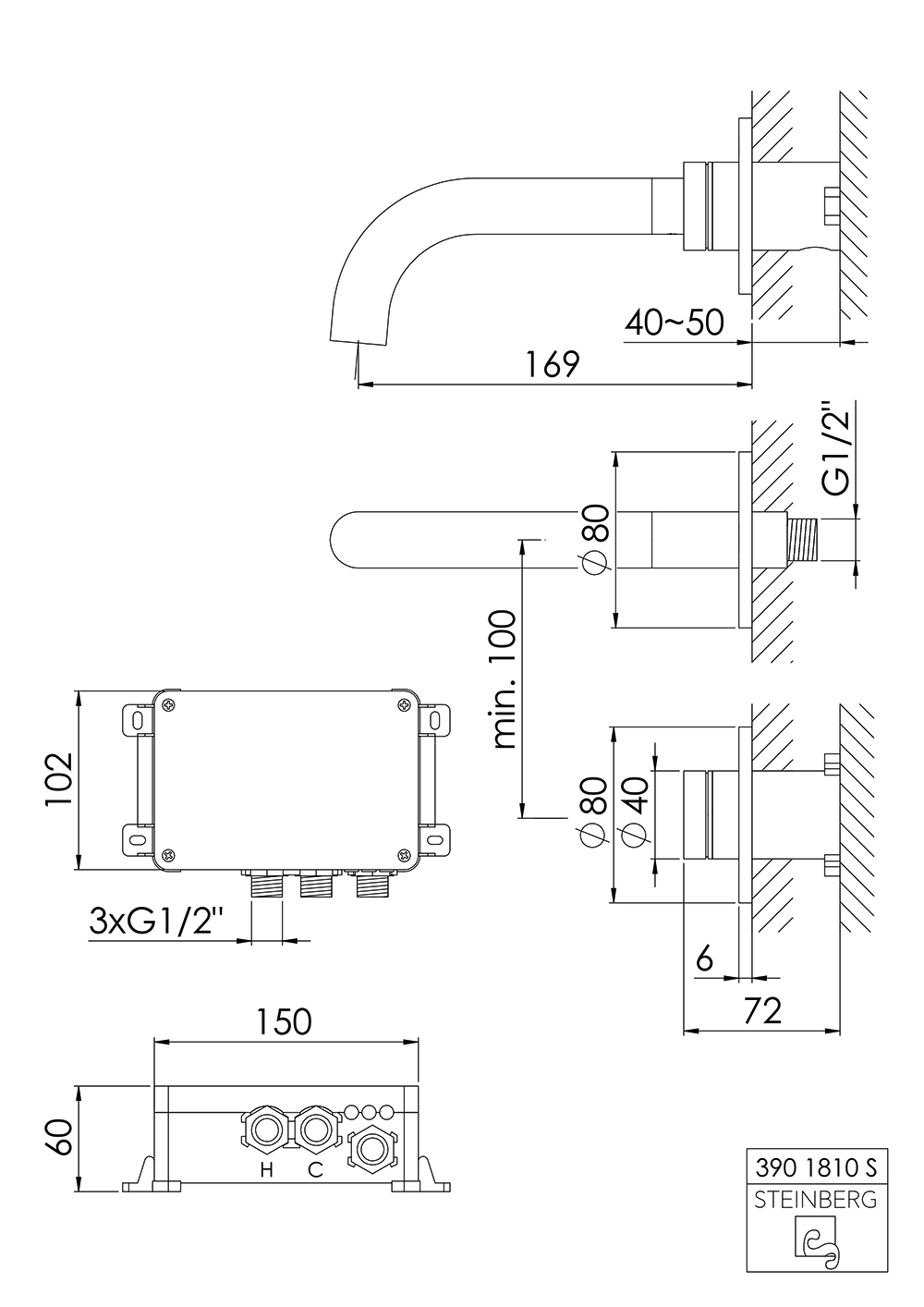 Steinberg Serie 390 Armatur Steinberg Serie 390 Armatur