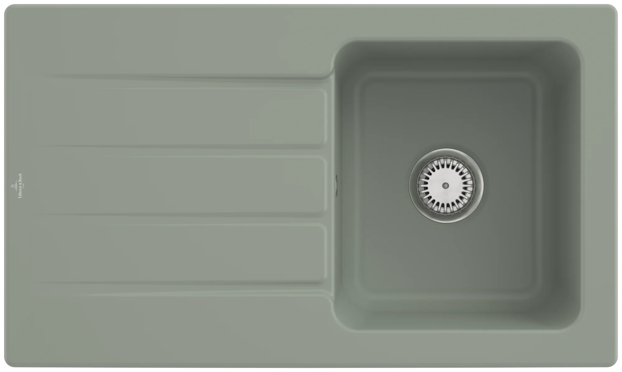 Villeroy & Boch Architectura 50 Einbauspüle, 900-1 / Küche Spülen, Morning Green CeramicPlus