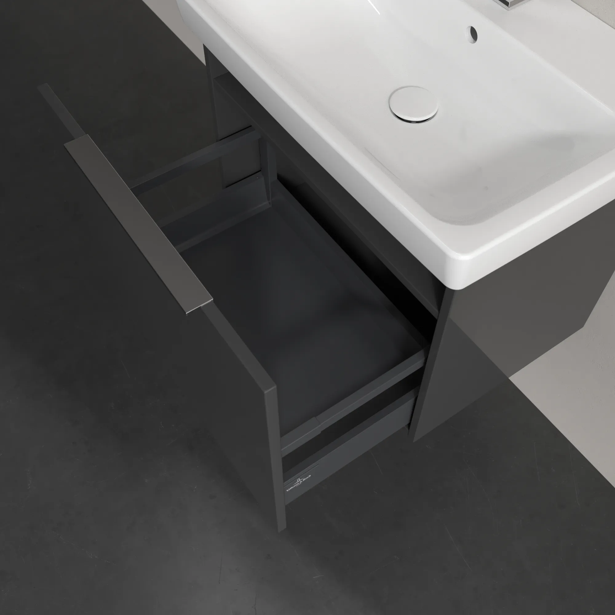 Villeroy & Boch Waschtischunterschrank „Architectura“ 600 × 470 mm Grey Villeroy & Boch Waschtischunterschrank „Architectura“ 600 × 470 mm Grey