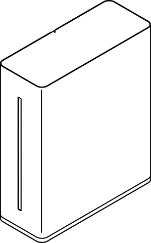 HEWI Papierhandtuchspender „Serie 805“ 30 × 12 × 36 cm