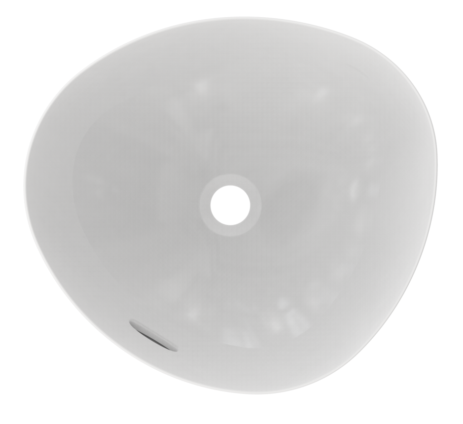 Toto Aufsatzwaschtisch „TA“ 460 × 420 × 177 mm in weiß Toto Aufsatzwaschtisch „TA“ 460 × 420 × 177 mm in weiß