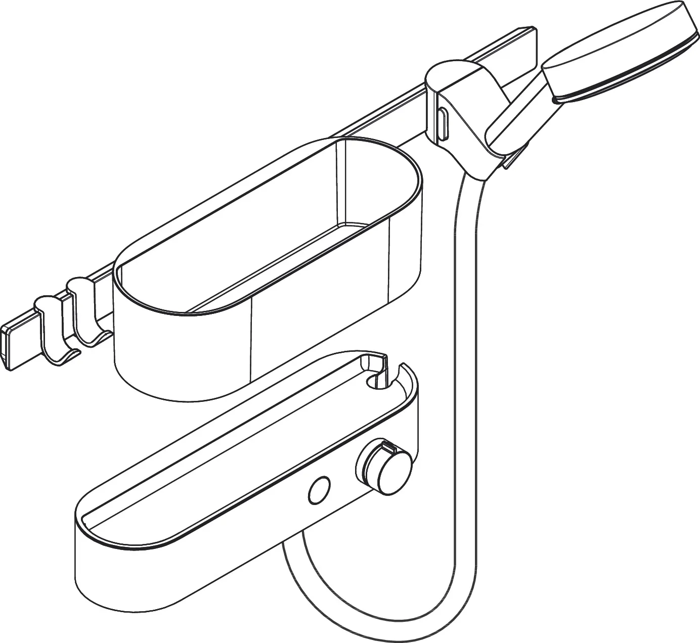Bundle WallStoris 105 3jet Brausethermosstat 700 mattschwarz Bundle WallStoris 105 3jet Brausethermosstat 700 mattschwarz