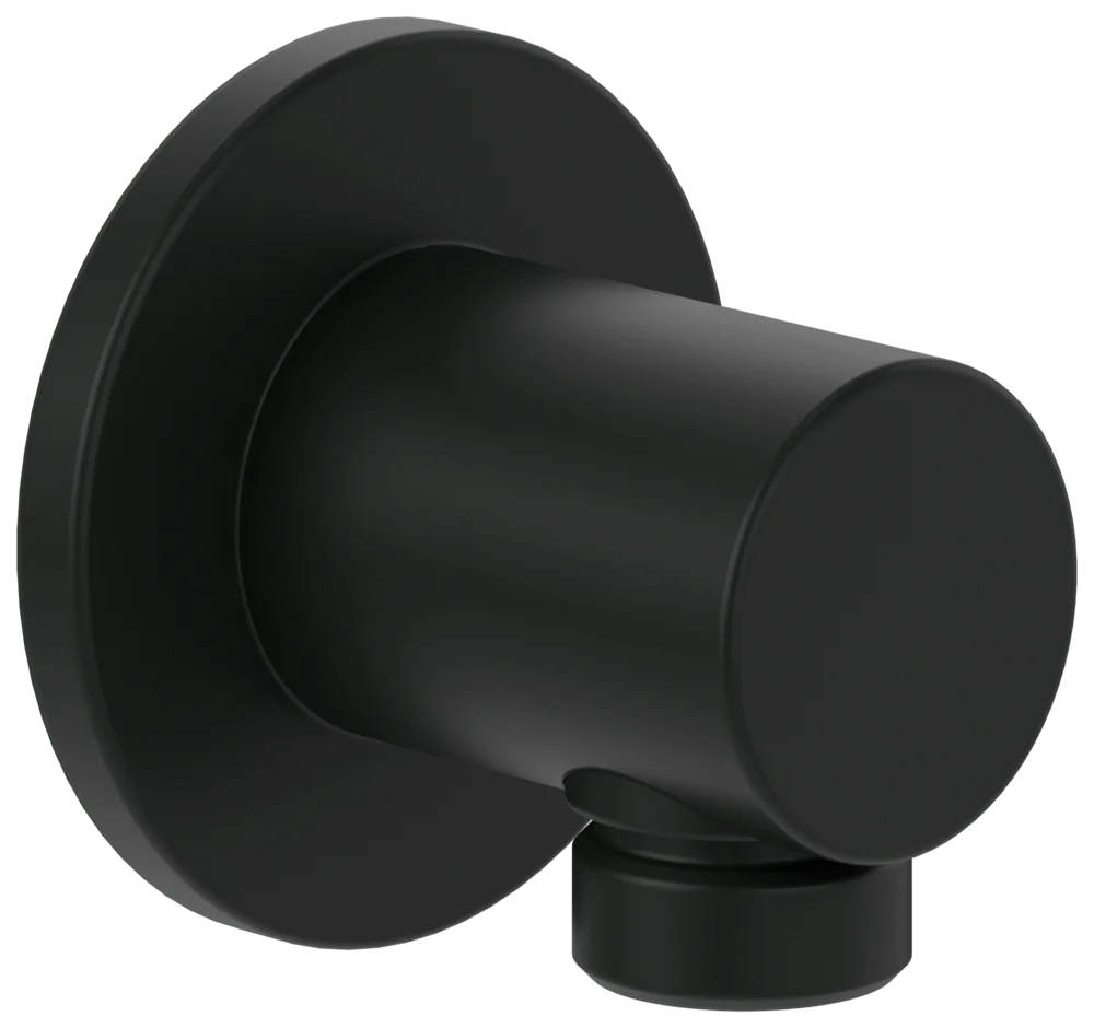 Villeroy & Boch Universal Showers Wandanschlussbogen TVC000456000, 56x56x49mm, K5 Matt Black
