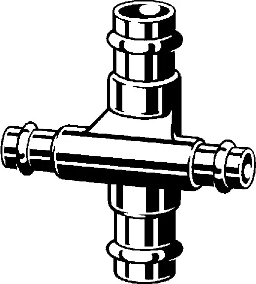 „Profipress“ Kreuzstück 15 × 15 × - „Profipress“ Kreuzstück 15 × 15 × -