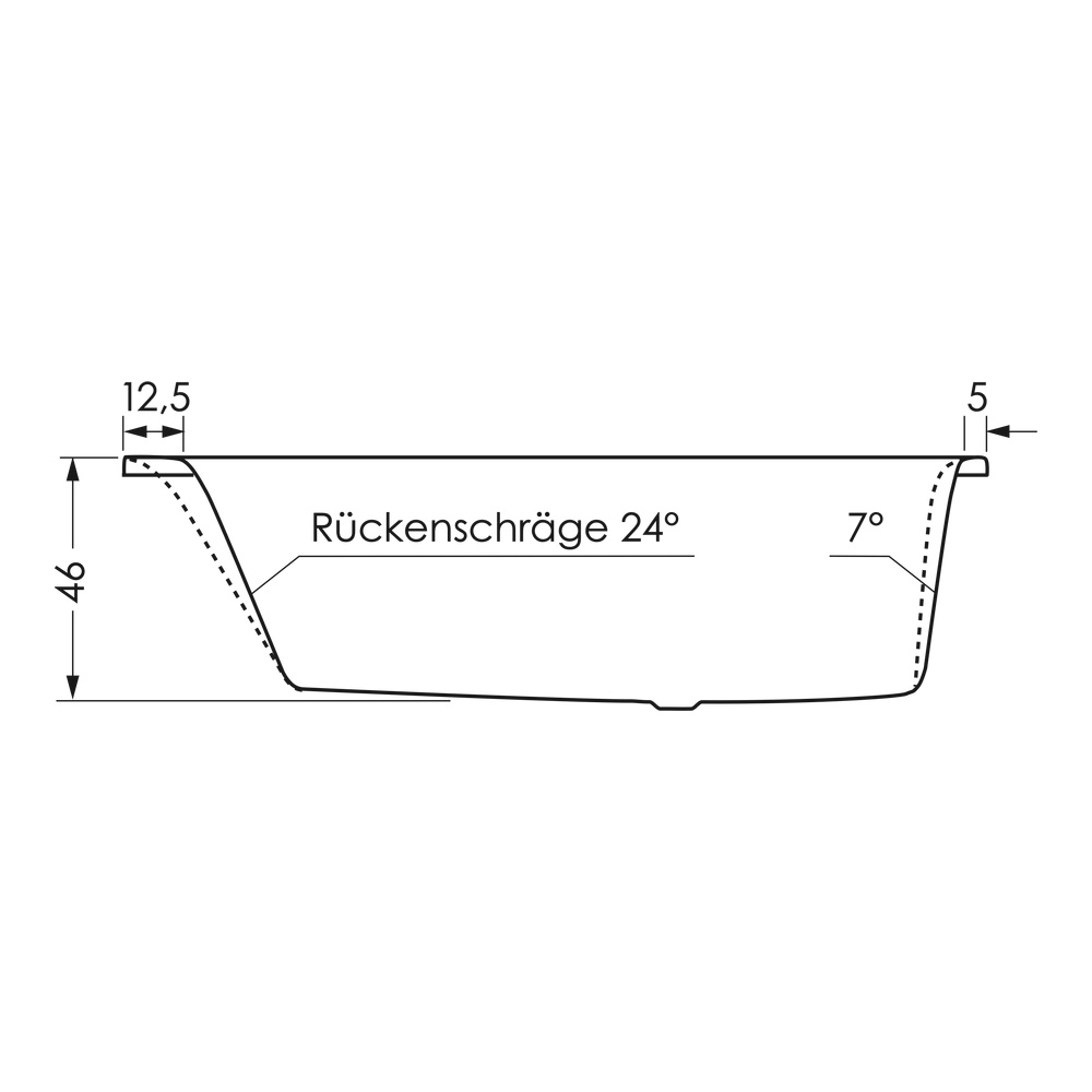 repaBAD Badewanne „Genf Duo“ trapez 1700 mm, rechts in Weiß repaBAD Badewanne „Genf Duo“ trapez 1700 mm, rechts in Weiß