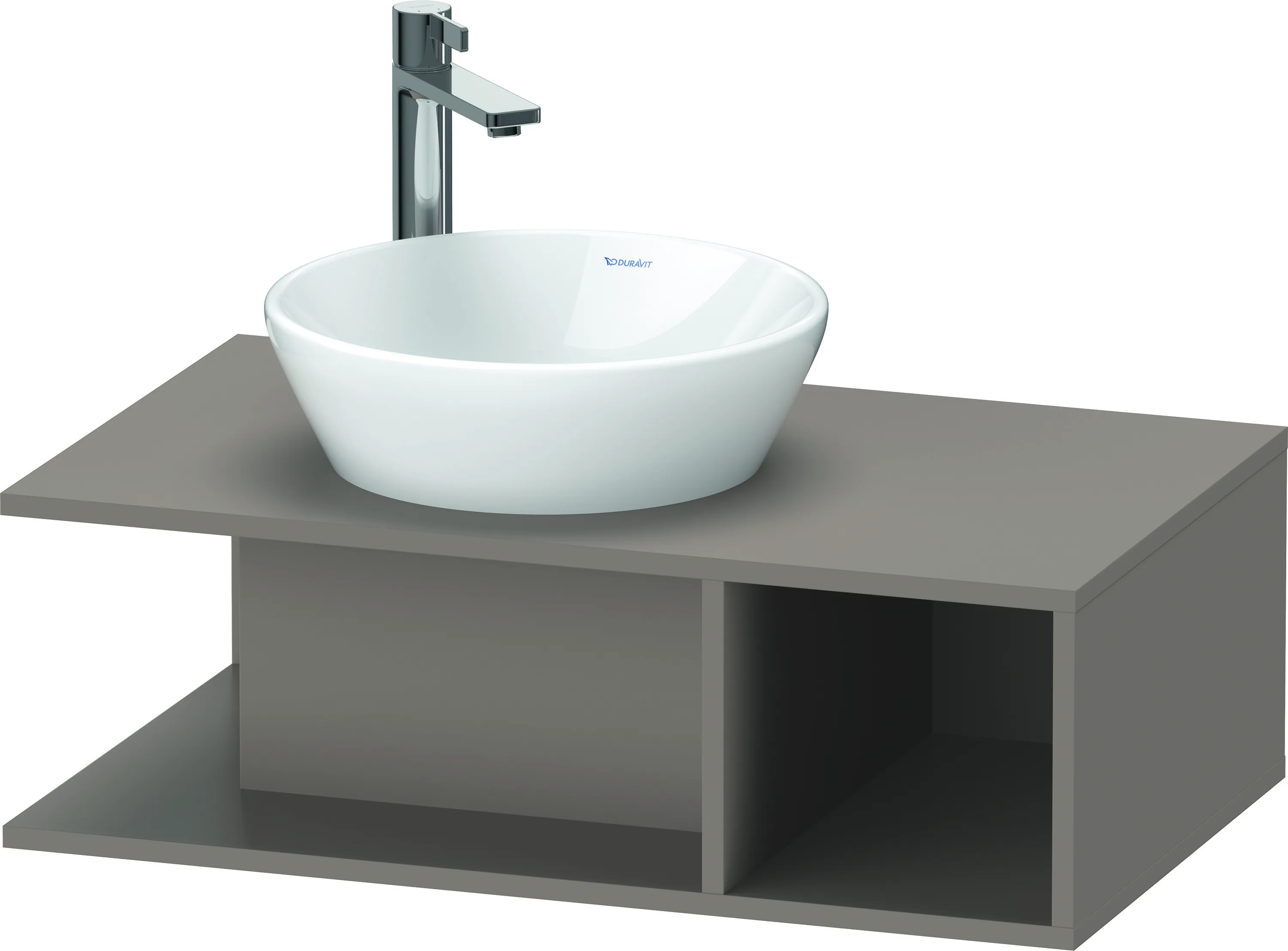 Duravit Waschtischunterschrank wandhängend „D-Neo“ 80 × 26 × 48 cm Basalt Matt Duravit Waschtischunterschrank wandhängend „D-Neo“ 80 × 26 × 48 cm Basalt Matt