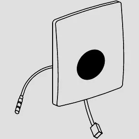 SANIT Urinal-Abdeckplatte Infrarot 6V DC weiß-alpin SANIT Urinal-Abdeckplatte Infrarot 6V DC weiß-alpin