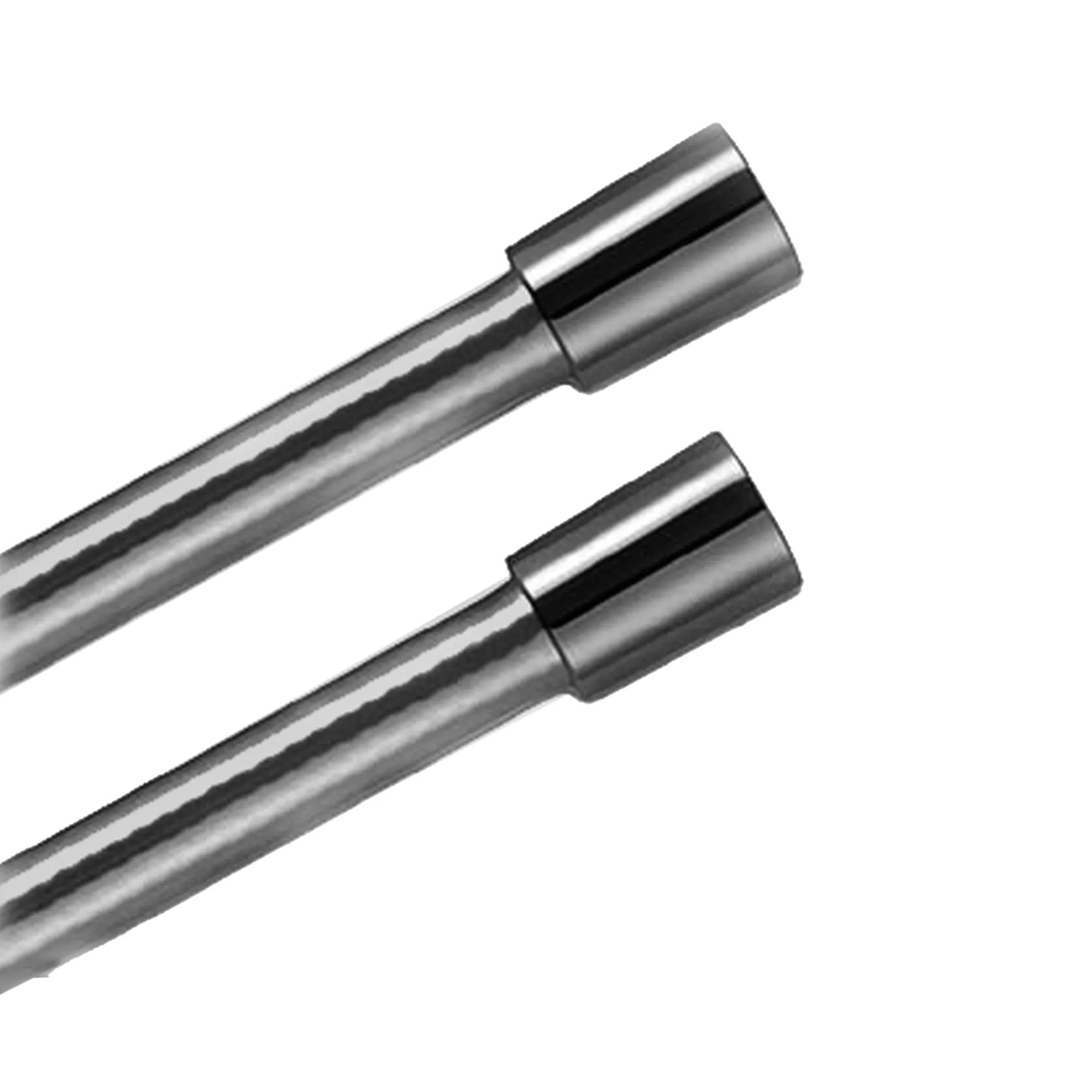 Kunststoff-Brauseschlauch, PVD Edelstahl-Optik, 1/2″ x 1/2″ mit Metalleffekt und drehbarer Verbindung Länge 1800 mm Kunststoff-Brauseschlauch, PVD Edelstahl-Optik, 1/2″ x 1/2″ mit Metalleffekt und drehbarer Verbindung Länge 1800 mm