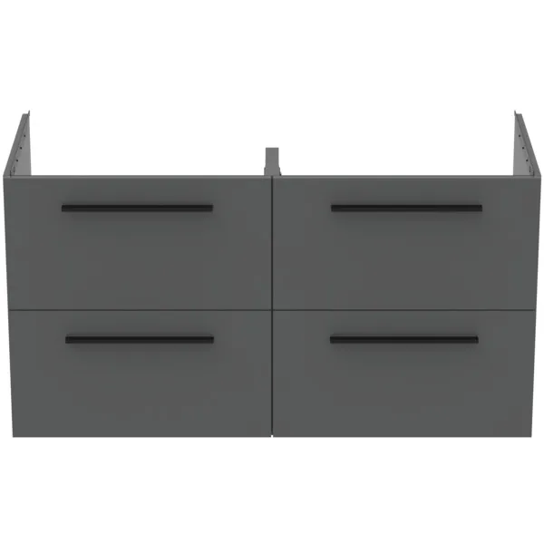 Ideal Standard Waschtischunterschrank „i.lifeB“ 120 × 63 × 50,5 cm Quarzgrau matt