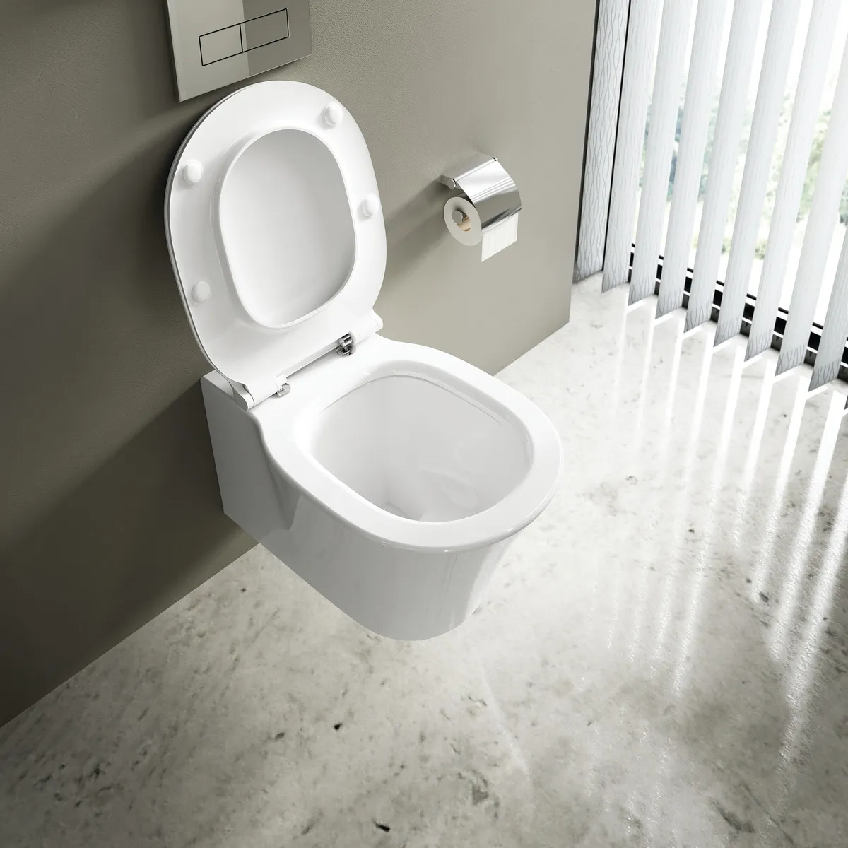 Papierrollenhalter Connect mit Deckel Chrom Papierrollenhalter Connect mit Deckel Chrom