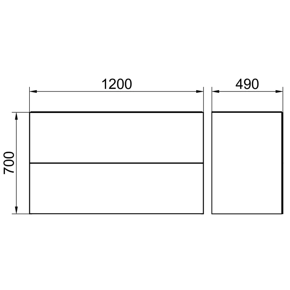 KEUCO Waschtischunterschrank mit Auszügen „Edition 11 Art“ Weiß (Lack, seidenmatt), Weiß (Lack, seidenmatt), ohne Beleuchtung 1200 × 700 × 490 mm KEUCO Waschtischunterschrank mit Auszügen „Edition 11 Art“ Weiß (Lack, seidenmatt), Weiß (Lack, seidenmatt), ohne Beleuchtung 1200 × 700 × 490 mm