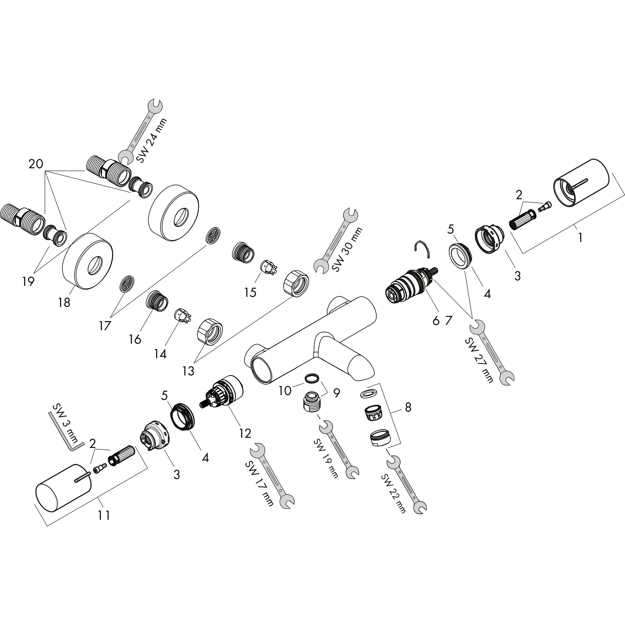 Ecostat Fine Wannenthermostat Aufputz Chrom Ecostat Fine Wannenthermostat Aufputz Chrom
