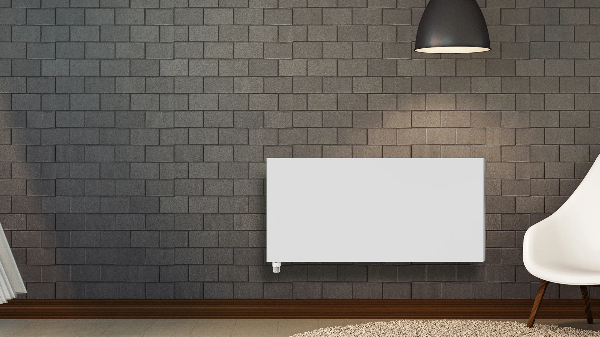 BEMM Designheizkörper RELAX OP, Mittelgrau perlmatt