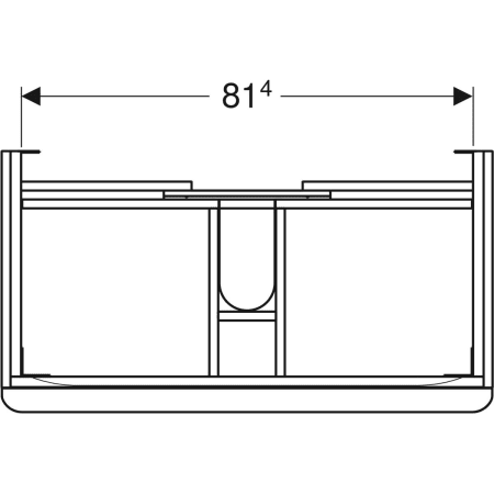 Geberit Waschtischunterschrank „Smyle“ 88,4 × 61,7 × 47 cm Geberit Waschtischunterschrank „Smyle“ 88,4 × 61,7 × 47 cm