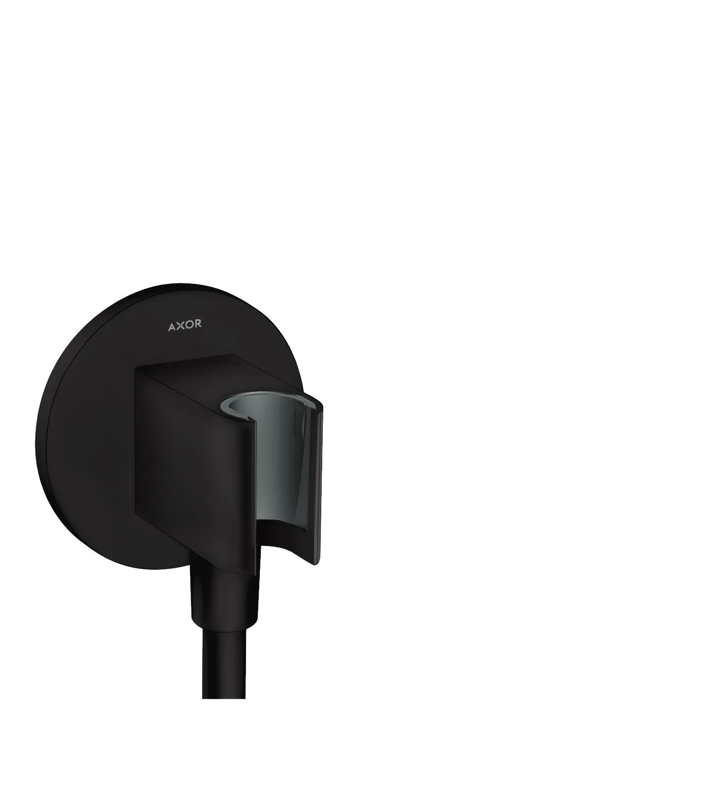 Hansgrohe AXOR ShowerSolutions Portereinheit rund, Mattschwarz