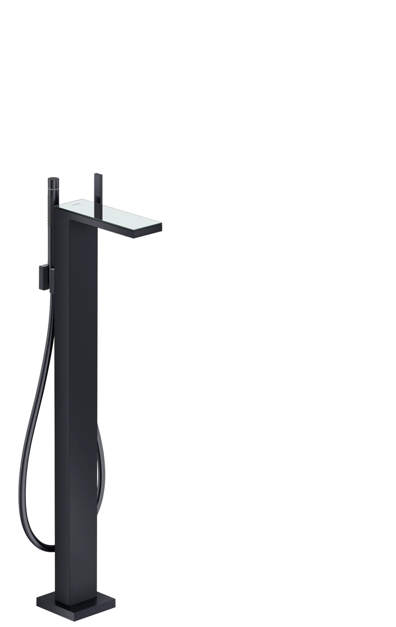 Hansgrohe AXOR MyEdition Mischer mit Platte 245 Glas, abnehmbar Hansgrohe AXOR MyEdition Mischer mit Platte 245 Glas, abnehmbar