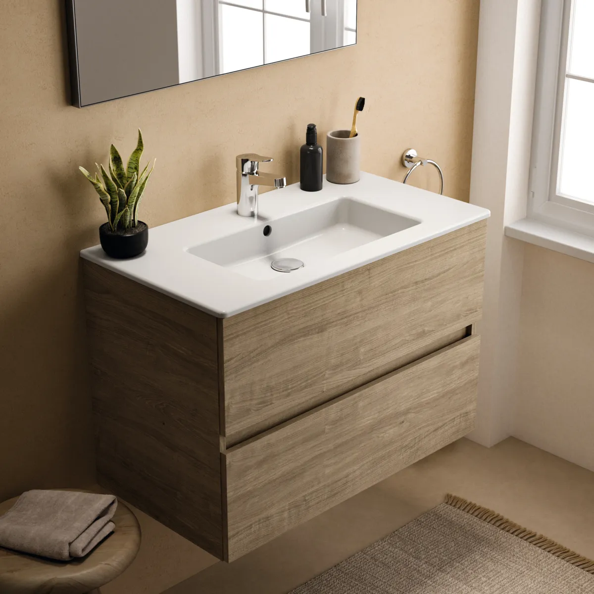 Ideal Standard Waschtischunterschrank „Eurovit+“ 80 × 55 × 44 cm