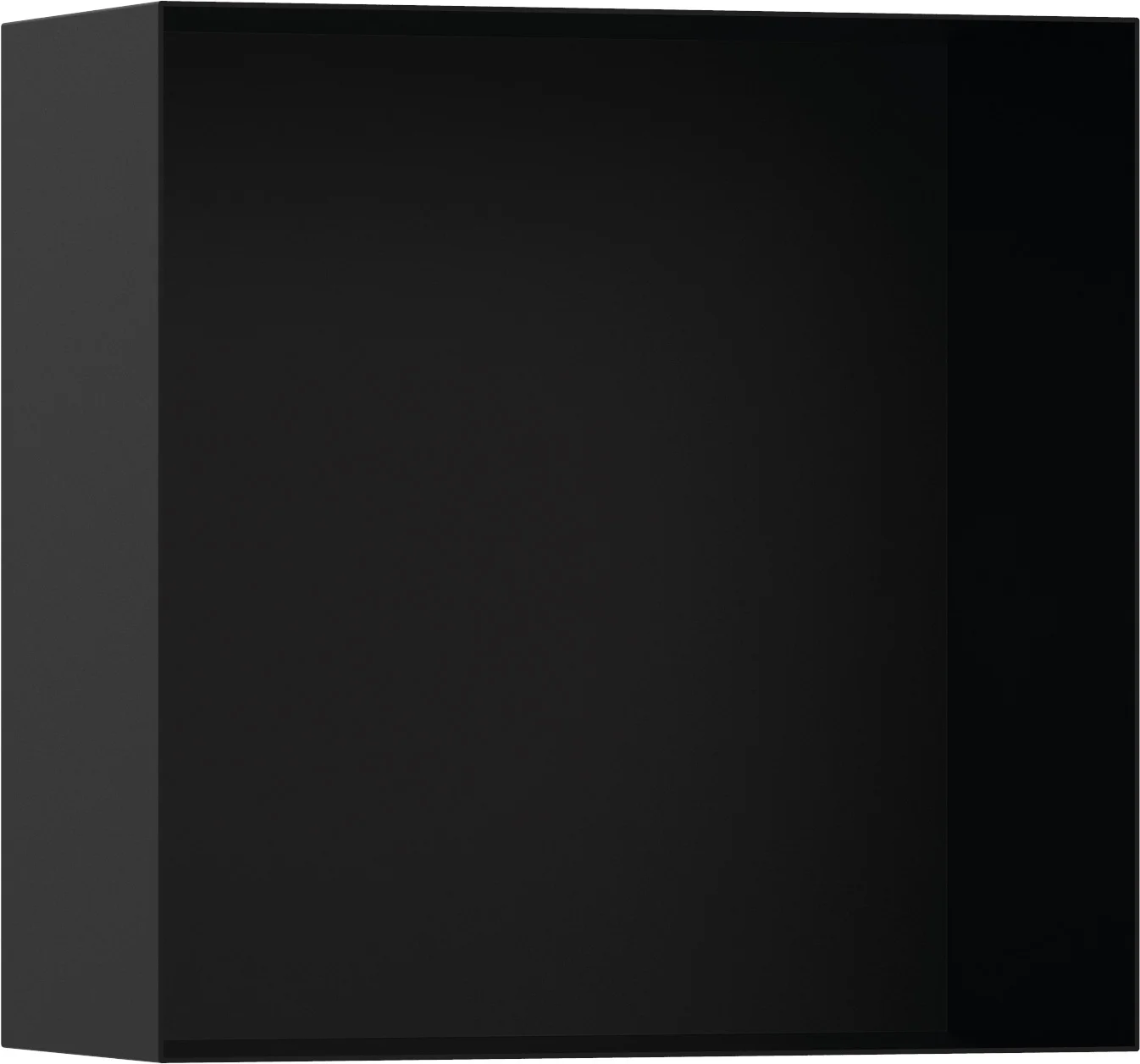 Hansgrohe XtraStoris Minimalistic Wandnische rahmenlos, Mattschwarz, 300 x 300 x 140 mm