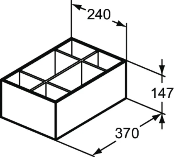 Ideal Standard Ablegekästchen/-schale „Conca“ Ideal Standard Ablegekästchen/-schale „Conca“