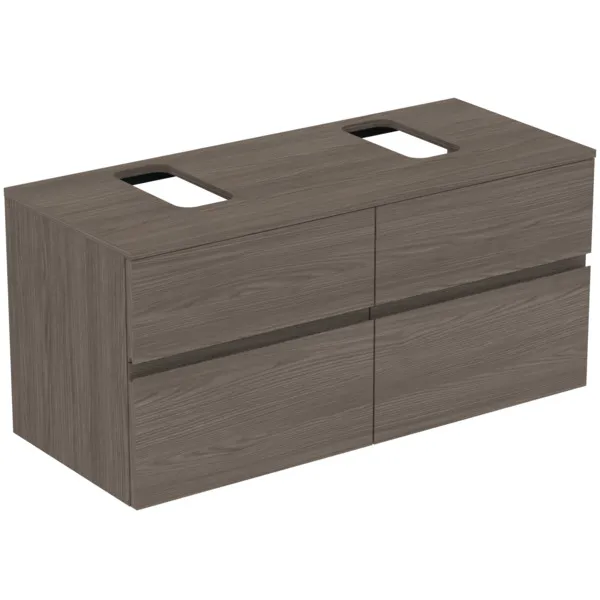 Ideal Standard Waschtischunterschrank „Finesse“ 120,2 × 55,8 × 50,5 cm Ulme dunkel Ideal Standard Waschtischunterschrank „Finesse“ 120,2 × 55,8 × 50,5 cm Ulme dunkel