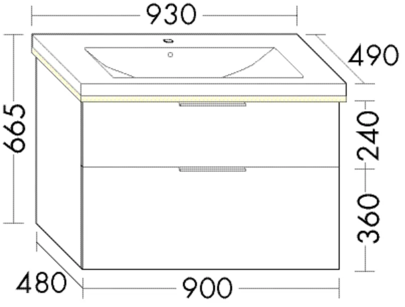 burgbad Badmöbelset Keramik-Waschtisch inkl. Waschtischunterschrank „Eqio“ 93 × 66,5 × 49 cm Griff, Chrom (230 mm), in Grau Hochglanz burgbad Badmöbelset Keramik-Waschtisch inkl. Waschtischunterschrank „Eqio“ 93 × 66,5 × 49 cm Griff, Chrom (230 mm), in Grau Hochglanz