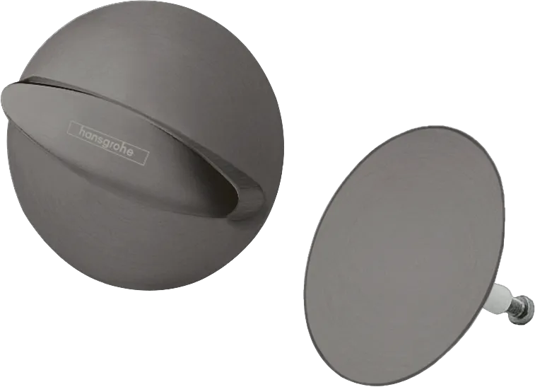 Ab-u.Überlaufgarnitur Flexaplus F-Set (Griff u.Stopfen) chrom Farbe: Brushed Black Chrome Ab-u.Überlaufgarnitur Flexaplus F-Set (Griff u.Stopfen) chrom Farbe: Brushed Black Chrome