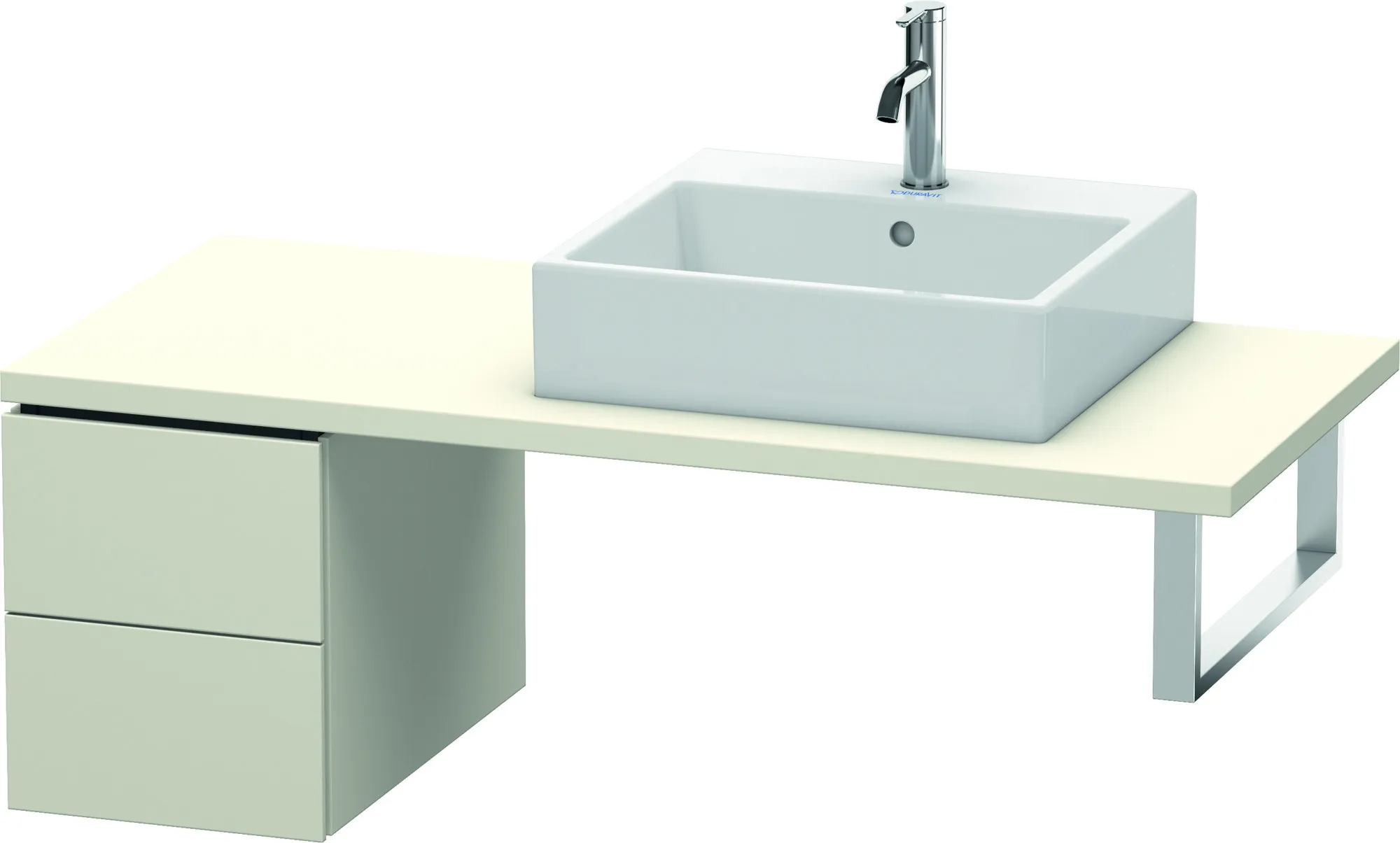Duravit Unterschrank für Konsole „L-Cube“ 32 × 40 × 54,7 cm Taupe Matt