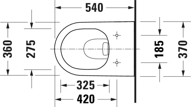 Wand-Tiefspül-WC „D-Neo“ 37 × 40 × 54 cm in Weiß Hochglanz, Befestigung verdeckt, ohne Spülrand Wand-Tiefspül-WC „D-Neo“ 37 × 40 × 54 cm in Weiß Hochglanz, Befestigung verdeckt, ohne Spülrand