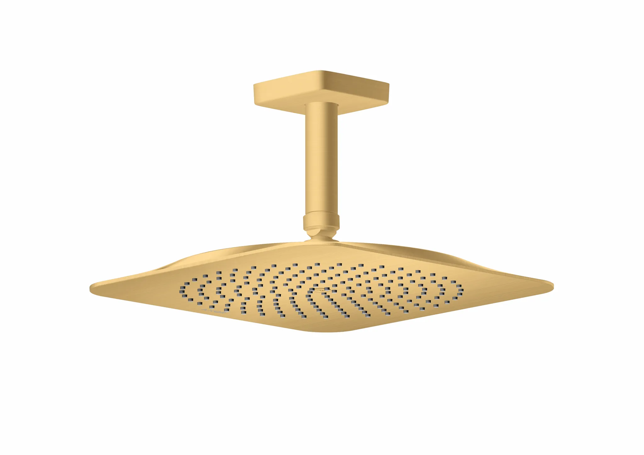Hansgrohe AXOR Citterio C Kopfbrause 270⁄270 1jet EcoSmart mit Deckenanschluss, Brushed Gold Optic