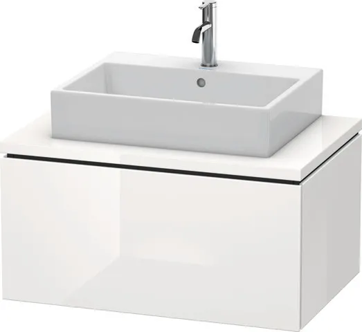 Duravit Waschtischunterschrank wandhängend „L-Cube“ 82 × 40 × 54,7 cm Weiß Hochglanz Duravit Waschtischunterschrank wandhängend „L-Cube“ 82 × 40 × 54,7 cm Weiß Hochglanz