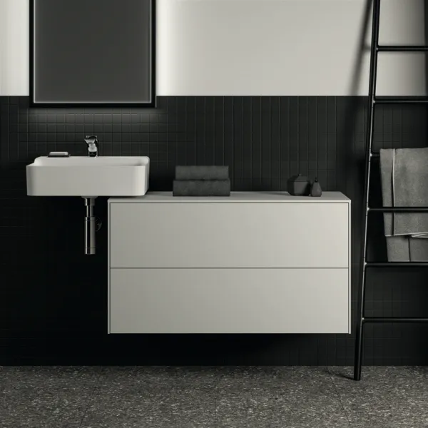 Ideal Standard Waschtischunterschrank Conca, 2 Auszüge, Weiß Ideal Standard Waschtischunterschrank Conca, 2 Auszüge, Weiß