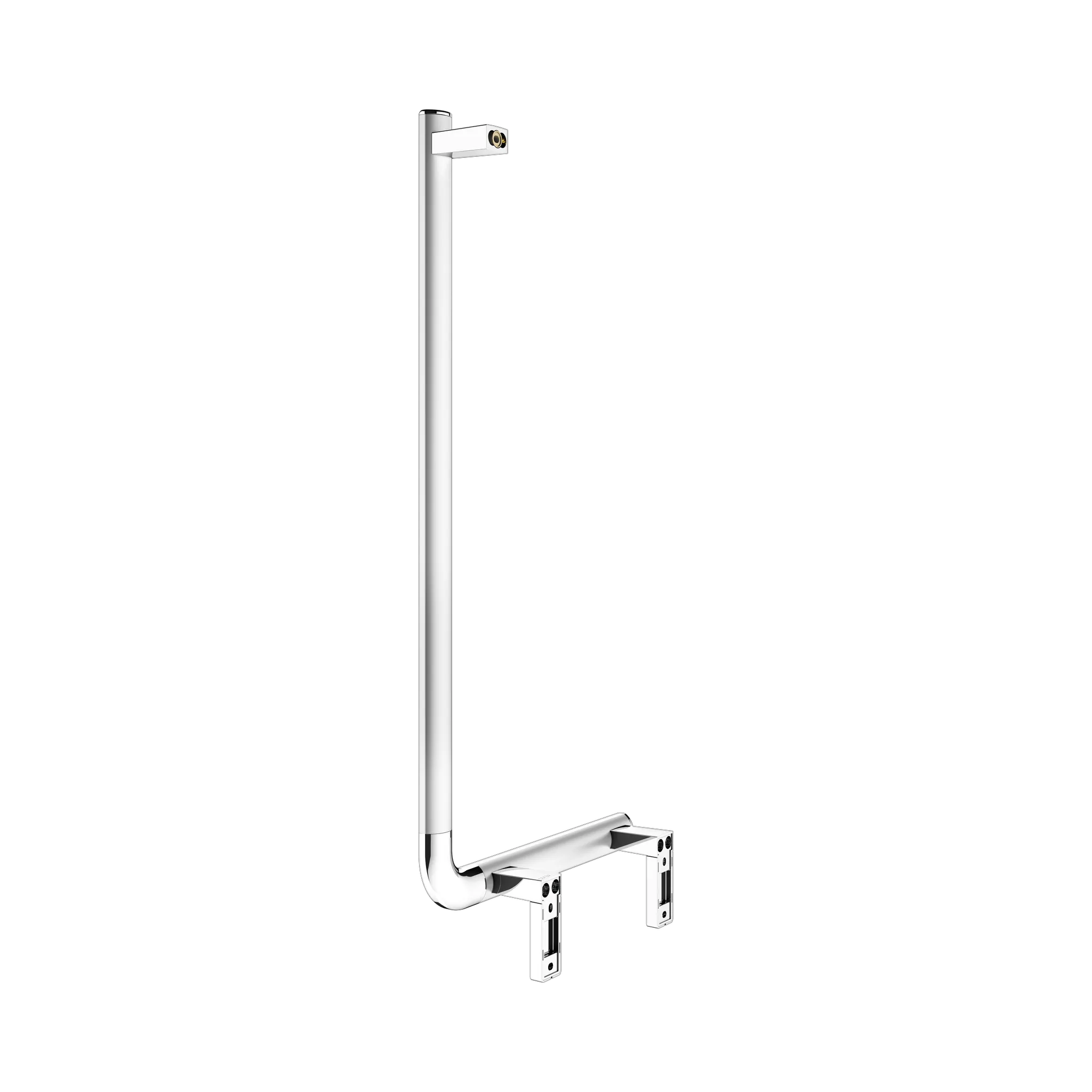KEUCO Winkelgriff „Axess“ 400 × 800 mm Ausführung rechts, in Silber (eloxiert)