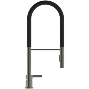 Ideal Standard Gusto Armaturen Gusto Küchenarmatur Gusto Ausladung 225mm Semi-Pro 2-Funktionsbrause Magnetic Grey