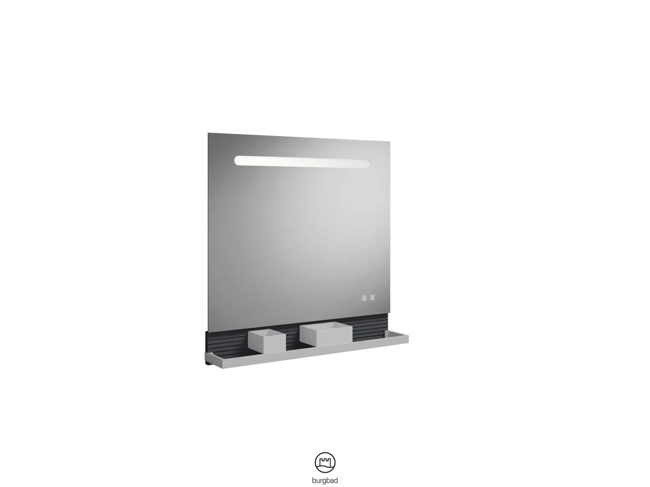burgbad Spiegel „Fiumo“ 800 × 817 mm
