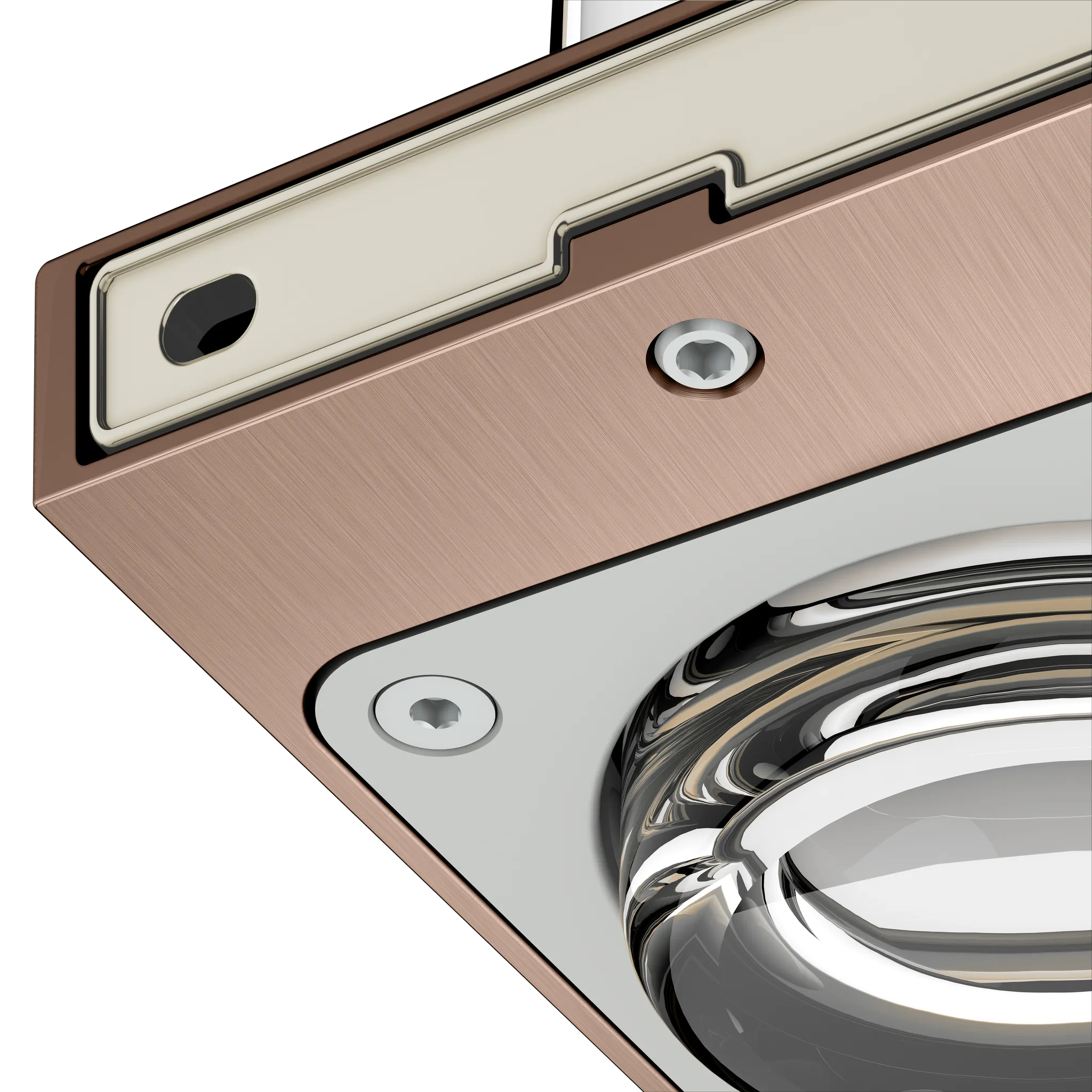 Edition 11 Glashalter Rotgold gebürstet