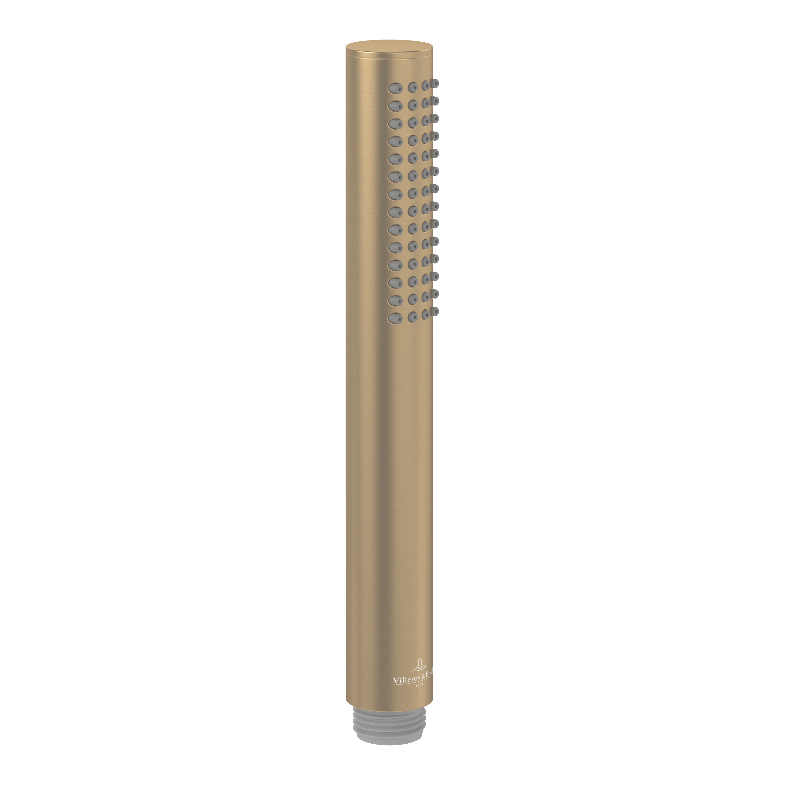 Villeroy & Boch Handbrause Verve Showers, rund, Brushed Gold, 197 mm Höhe, 25x25 mm Durchmesser Villeroy & Boch Handbrause Verve Showers, rund, Brushed Gold, 197 mm Höhe, 25x25 mm Durchmesser