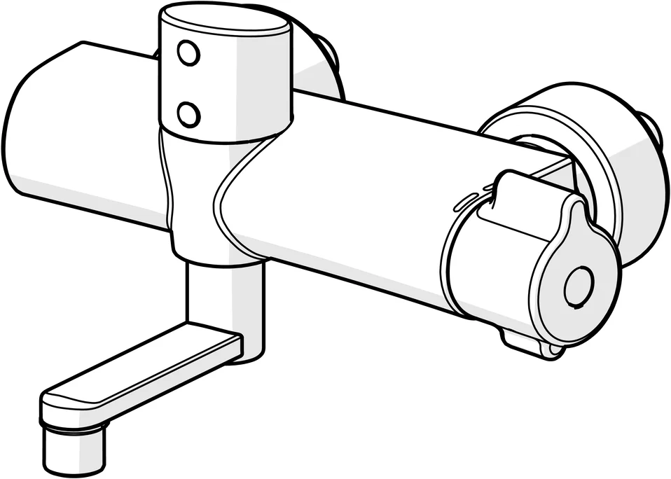 WT-Batt. HansaCLINICA 0886 6 V, Bluetooth Ausld. 100 mm chr WT-Batt. HansaCLINICA 0886 6 V, Bluetooth Ausld. 100 mm chr
