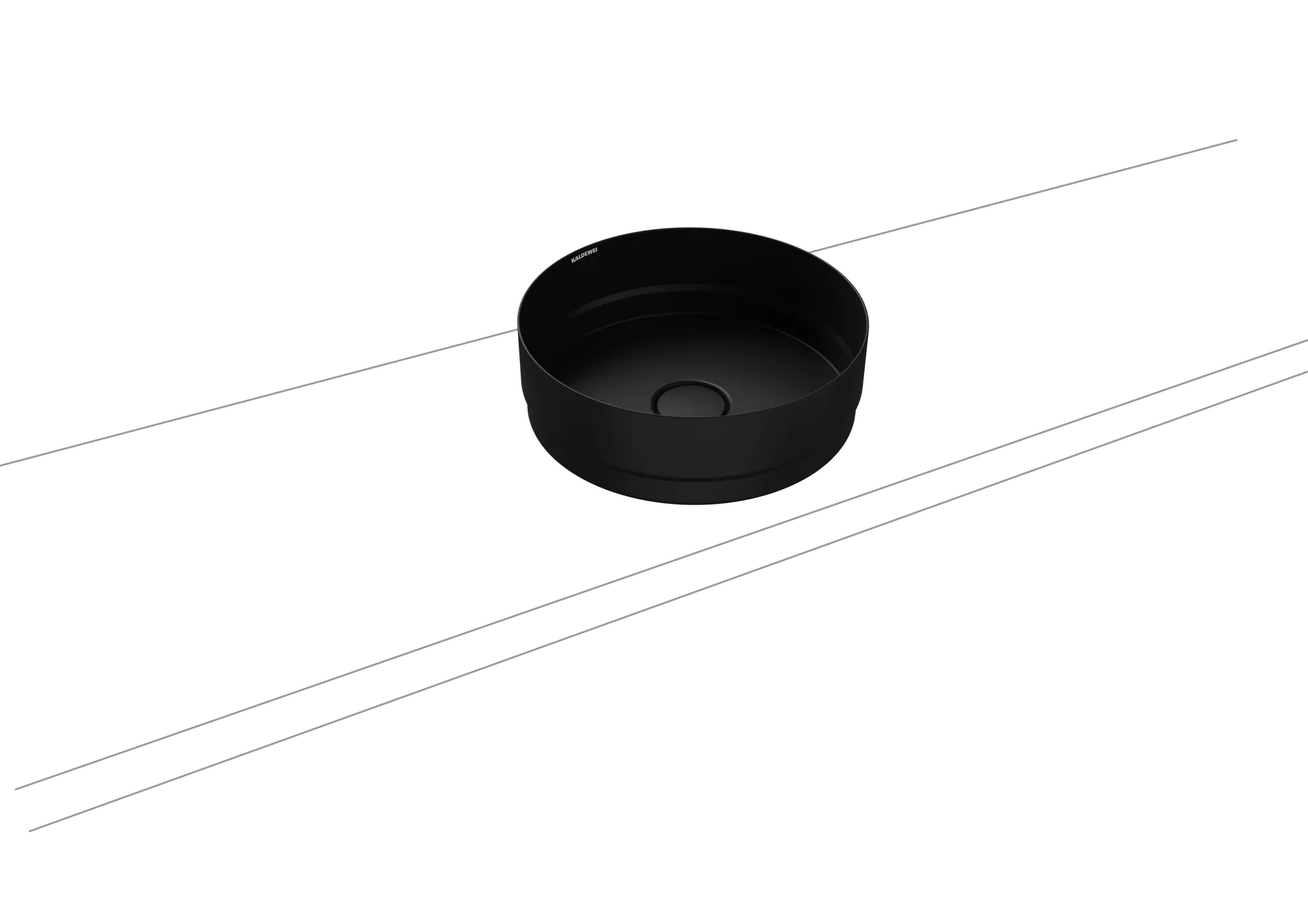 Waschtischschale „Nueva“ ⌀ 38 × 14,2 cm in cool grey 90, mit Perl-Effekt Waschtischschale „Nueva“ ⌀ 38 × 14,2 cm in cool grey 90, mit Perl-Effekt