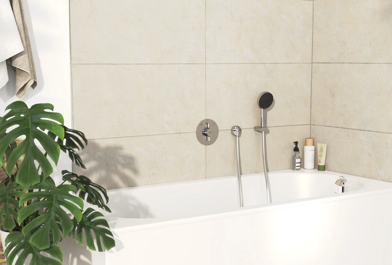 Hansgrohe DuoTurn S Mischer Unterputz, Chrom, 2 Verbraucher, max. Durchfluss 29,5 l/min, Keramikmischsystem, einfache Installation