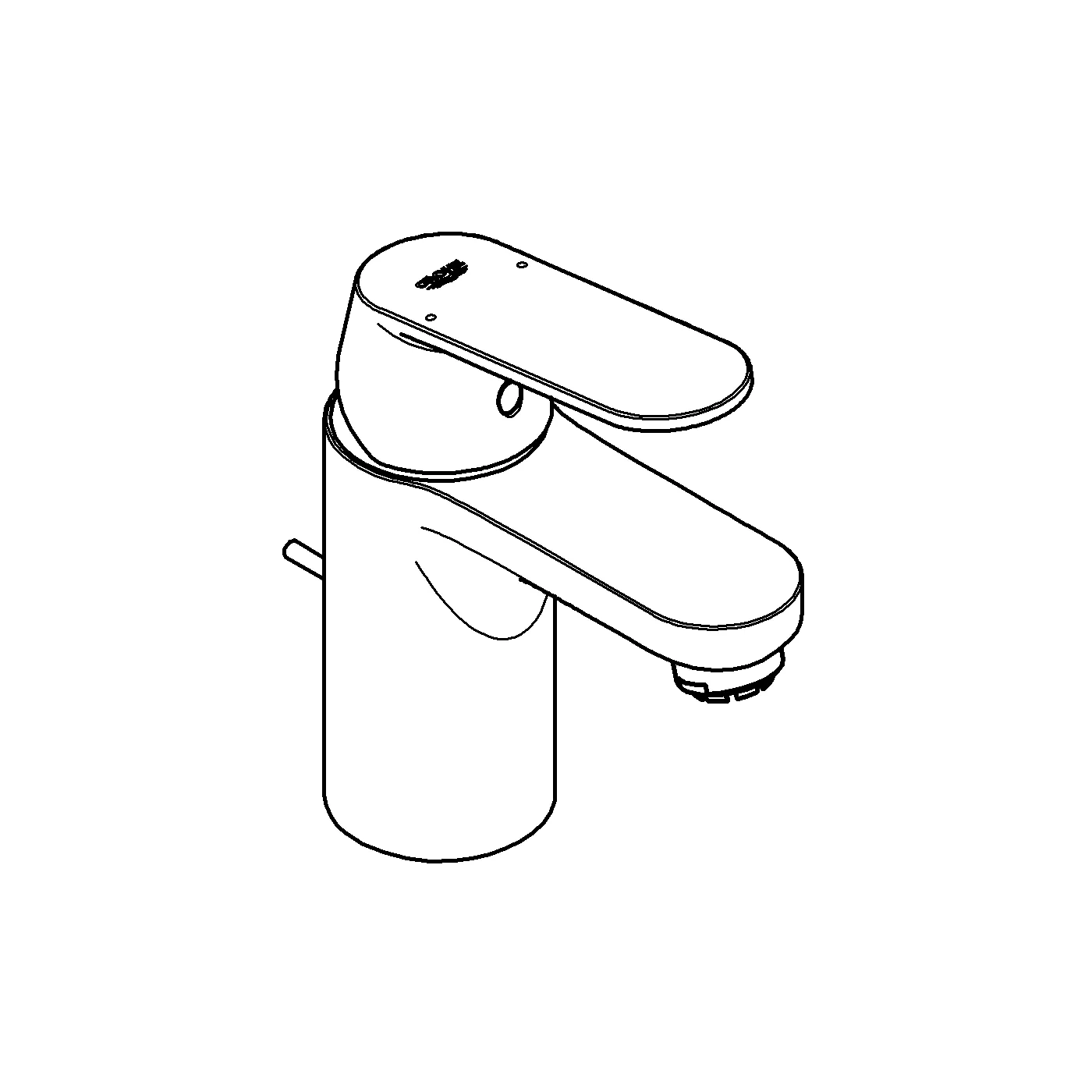 Einhand-Waschtischbatterie Eurosmart Cosmopolitan 32955, S-Size, Einlochmontage, Niederdruck für offene Warmwasserbereiter, Zugstangen-Ablaufgarnitur 1 1/4'', chrom Einhand-Waschtischbatterie Eurosmart Cosmopolitan 32955, S-Size, Einlochmontage, Niederdruck für offene Warmwasserbereiter, Zugstangen-Ablaufgarnitur 1 1/4'', chrom