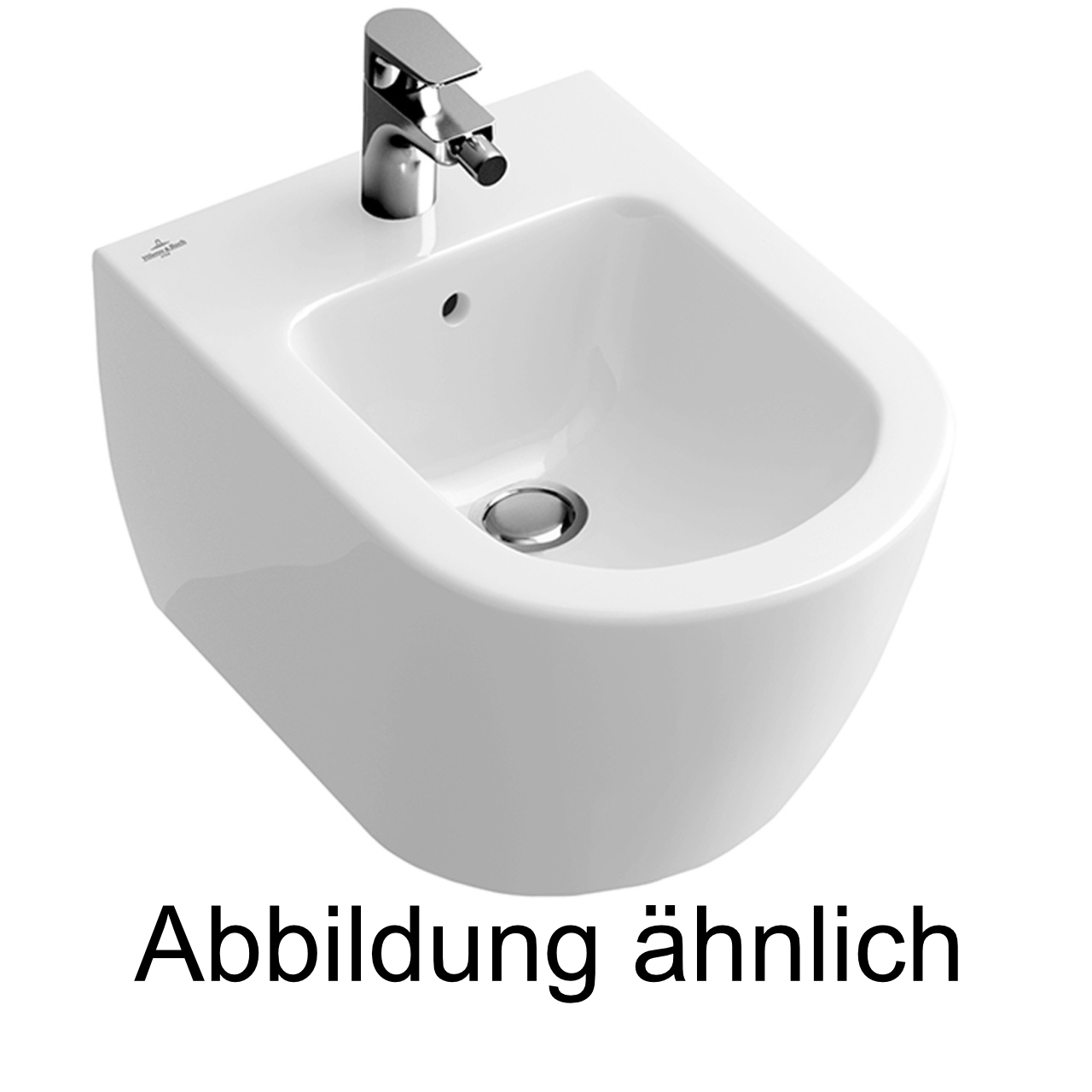 Bidet „Subway“ 37 × 56 cm, mit CeramicPlus