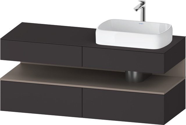 Duravit Waschtischunterschrank wandhängend „Qatego“ 140 × 60 × 55 cm