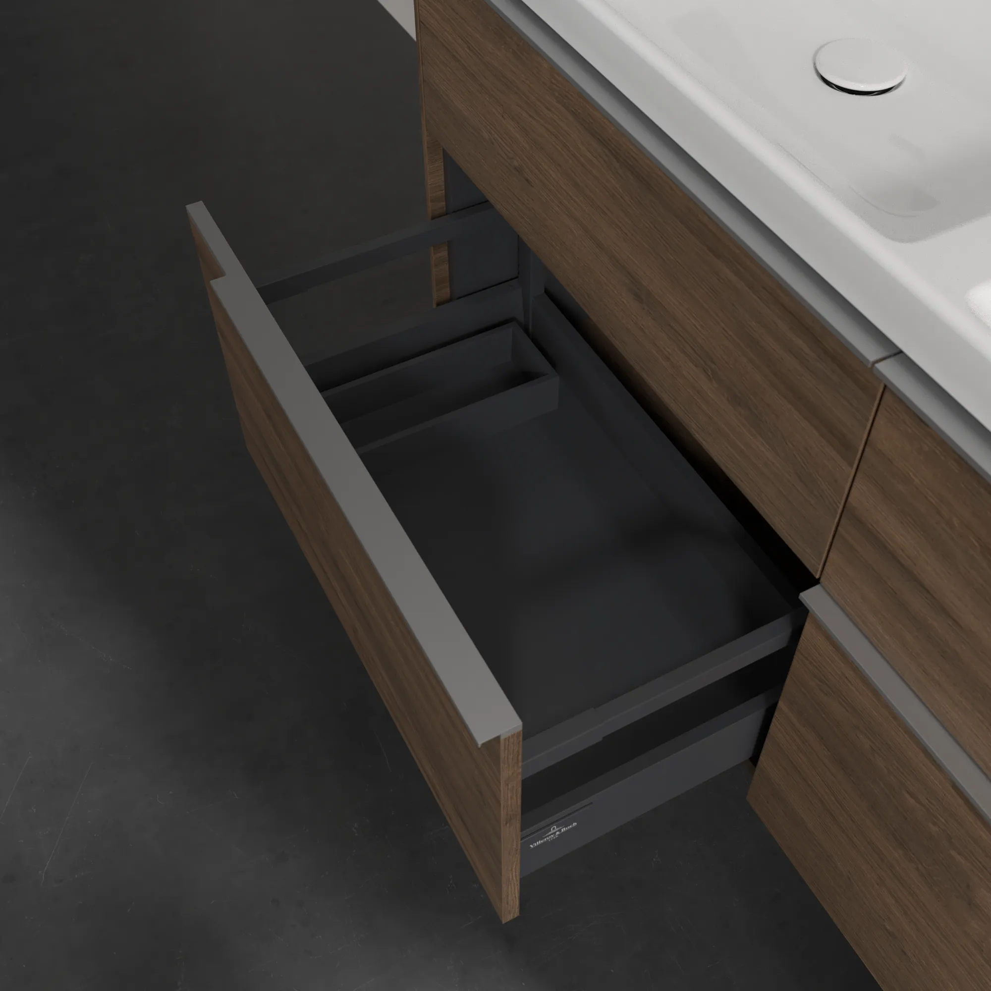 Villeroy & Boch Waschtischunterschrank „Subway 3.0“ für Schrank-Doppelwaschtisch 1272 × 576 × 478 mm Arizona Oak, für links und rechts Villeroy & Boch Waschtischunterschrank „Subway 3.0“ für Schrank-Doppelwaschtisch 1272 × 576 × 478 mm Arizona Oak, für links und rechts