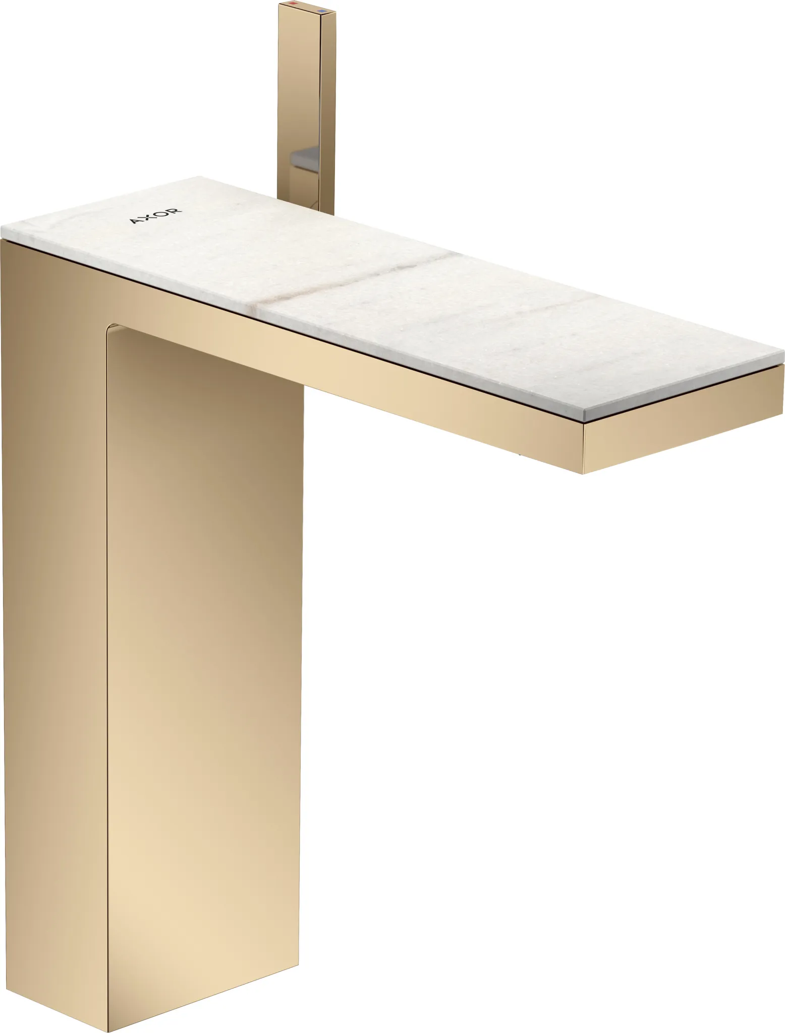 Hansgrohe AXOR MyEdition Mischer mit Platte 245 Marmor Lasa Covelano Vena Oro Hansgrohe AXOR MyEdition Mischer mit Platte 245 Marmor Lasa Covelano Vena Oro