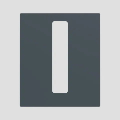 SANIT Tastenrahmen Urinal Bright Glas anthrazit SANIT Tastenrahmen Urinal Bright Glas anthrazit